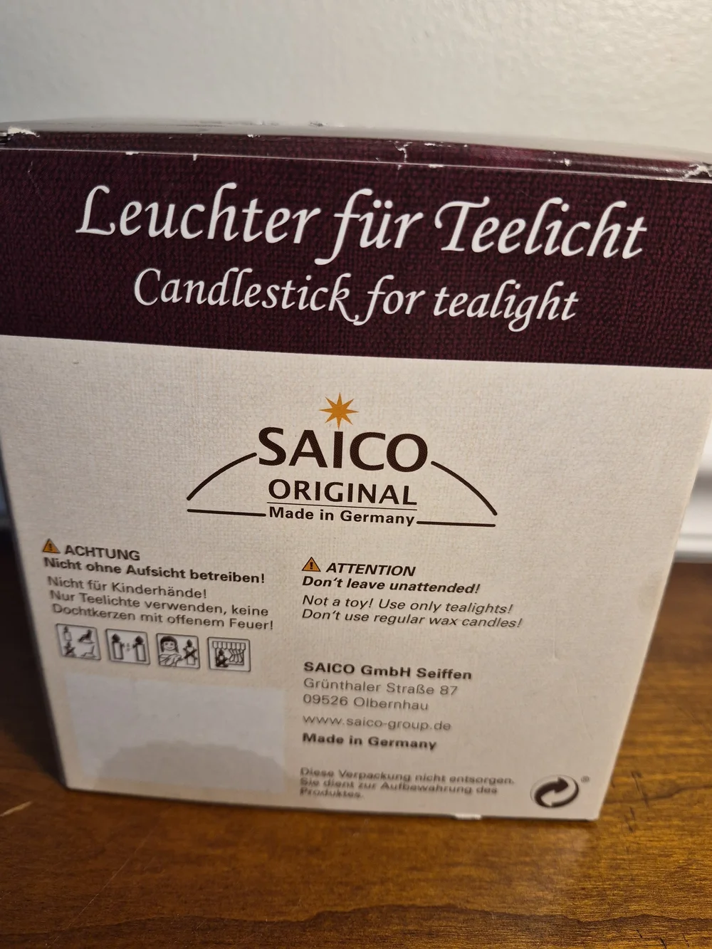 saico co. natural wood